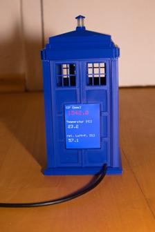 Tardis CO2-Sensor With Display 3D Printer Model