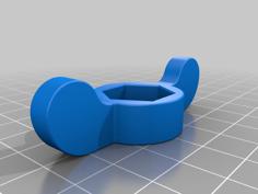 Wing Nut 17mm 3D Printer Model