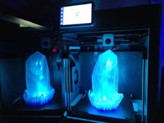 Kristalllampe / Crystal Lamp 3D Printer Model