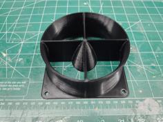 120mm Fan Exhaust Duct 3D Printer Model