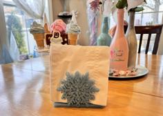 Snowflake Napkin Holder 3D Printer Model