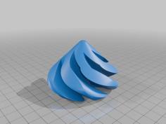 Impossible Passthrough Spinning Top (FreeCad) 3D Printer Model