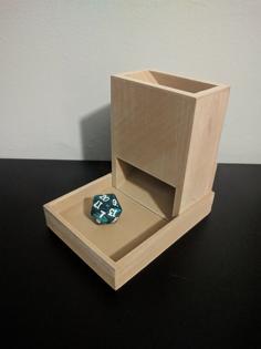 Mini Travel Dice Tower 3D Printer Model