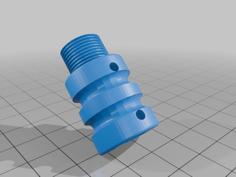 AAP-01C Threaded Barrel Adapter 3D Printer Model