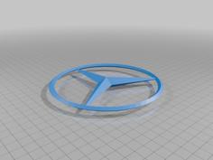 Mercedes Star 3D Printer Model