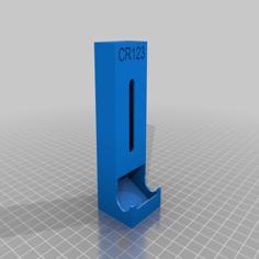 CR123 Battery Dispenser 3D Printer Model