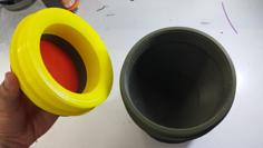 Fallout 4 Mini Nuke – Reworked Threaded Yellow Ring 3D Printer Model