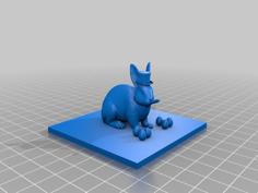 Easter Bunny Decoration 3D Printer Model