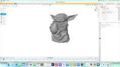 Easter Grogu 3D Printer Model