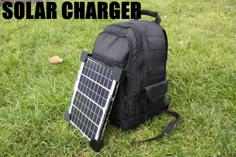 Solar Phone Charger Backpack 3D Printer Model