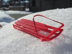 Little Red Sled 3D Printer Model