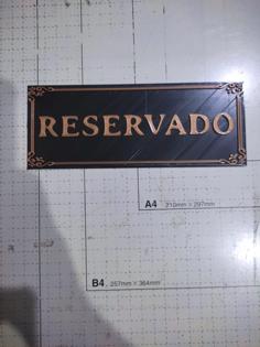 Placa Reservado – Frame 3D Printer Model