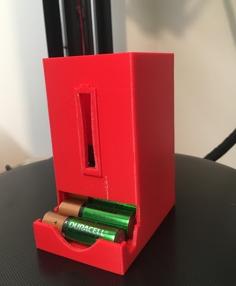 AA Battery Dispenser 3D Printer Model