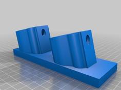 M12 Battery Vertical Wall Mount 3D Printer Model