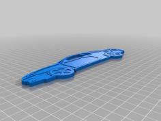 Hyundai Coupe 99 Keychain 3D Printer Model