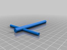 DnD Longboat – Oars And Mast 3D Printer Model