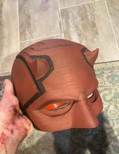 Daredevil Helmet 2 Piece Netflix (Xtra Large) 3D Printer Model