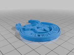 Milwaukee Bucks Keychain NBA 3D Printer Model