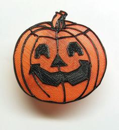 Jack O Lantern Pumpkin Pin 3D Printer Model