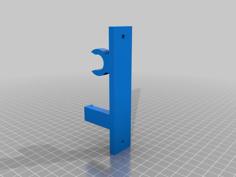 Rotary Tool Wall Hanger 3D Printer Model