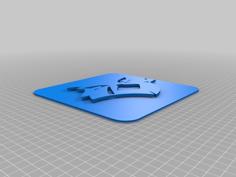 Univ Wis Eau Claire On Square Thick Plate 3D Printer Model