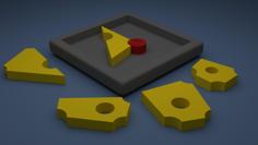 Cheese Puzzle 3D Printer Model