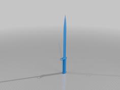 M1 Garand Bayonet 3D Printer Model