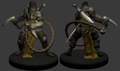 Elf Ninja Miniature 3D Printer Model