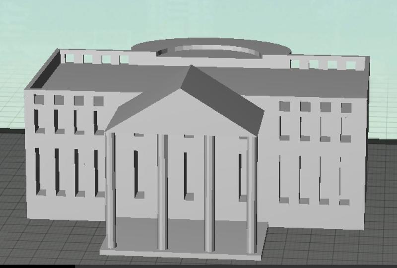 White House 3d Printer Model Free Download - 3axis.co