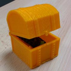 Treasur Chest (coffre Au Trésor) 3D Printer Model