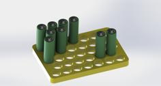 33 Pcs AA Battery Holder 3D Printer Model