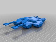 1/100 UNSC Rhino 3D Printer Model