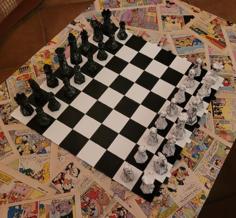 Cheap Fast Chessboard (40mm Squares) 3D Printer Model