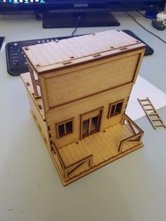 Laser Cut Wild West Basic Building