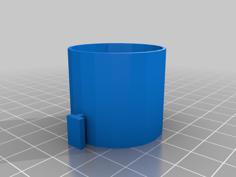 Cylindrical Container With Lock Mechanism 3D Printer Model