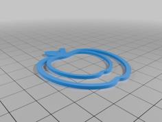 Apple Corner Bookmarker 3D Printer Model