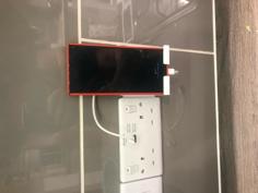 Uk Double Socket Phone Stand 3D Printer Model