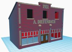 A. Diefenbach Farm Equipment Sellersburg (HO SCALE) 3D Printer Model