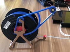 Auto-rewind Spool Holder (for MMU) 3D Printer Model