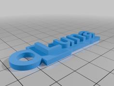 Luna Keychain 3D Printer Model