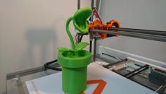 Piranha Plant 3D Printer Model