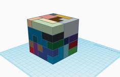 5×5 Cube Puzzle 3D Printer Model