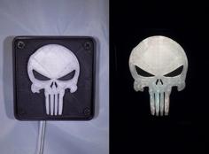 Punisher LED Light/Nightlight 3D Printer Model