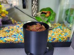 Automatic Fish Feeder For Flake Food 3D Printer Model