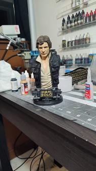 WICKED STAR WARS HAN SOLO BUST: TESTED AND READY FOR 3D PRINTING 3D Printer Model