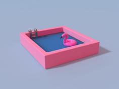 Pool Trinket Dish/ashtray 3D Printer Model