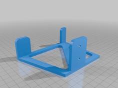 Halved Console Hanging Bracket 3D Printer Model