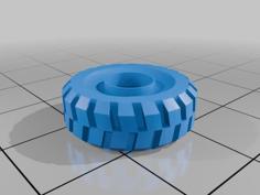 Vehicle Wheel With Hole 3D Printer Model