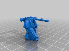 Plague Brothers – Seargent With Scythe – Grimdark Future 3D Printer Model