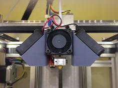 All-in-one Fan Duct For E3D V6 3D Printer Model